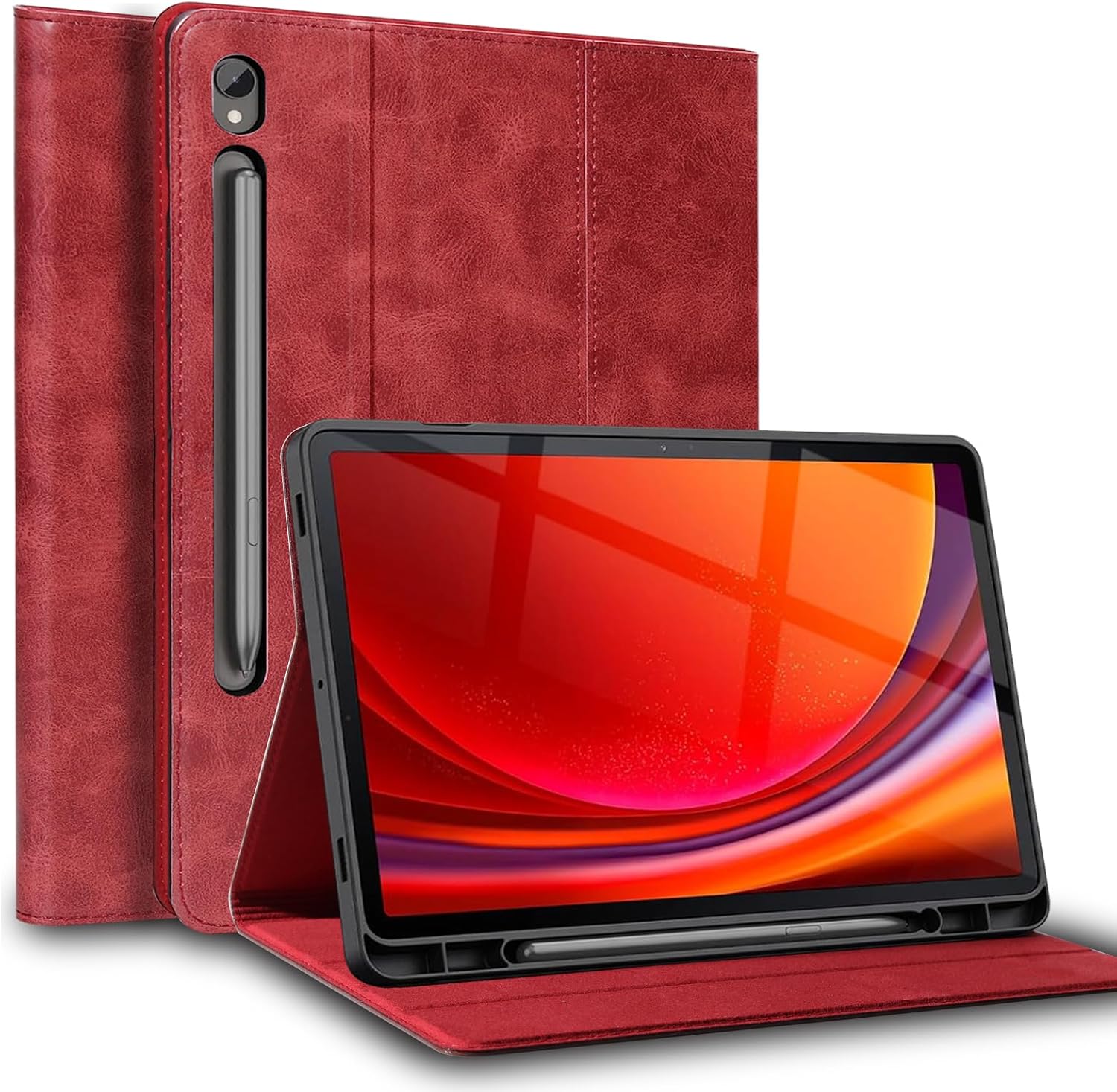 Genuine Leather Case for Samsung Galaxy Tab S9 and S9FE/S10FE