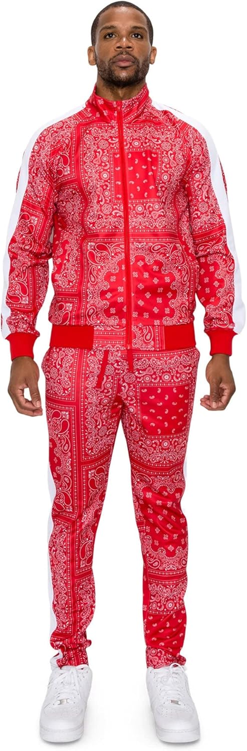 G-Style USA Men's Velour Velvet Tracksuit Sets for Casual Wear