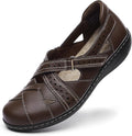 Irrefour Women's Classic Genuine Leather Casual Loafer - Comfy Loafers