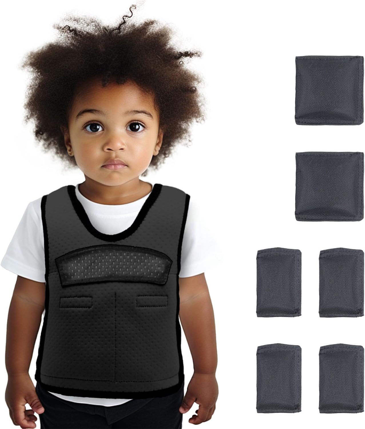 Compression Vest for Kids - Adjustable Weighted Vest for Ages 1-3