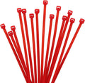 XINGO 8 in Cable Zip Ties 1000 pcs - Strong 18 lb Red Bundle