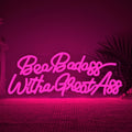 Be a Badass with a Goodass Neon Sign - Bold Pink LED Wall Light