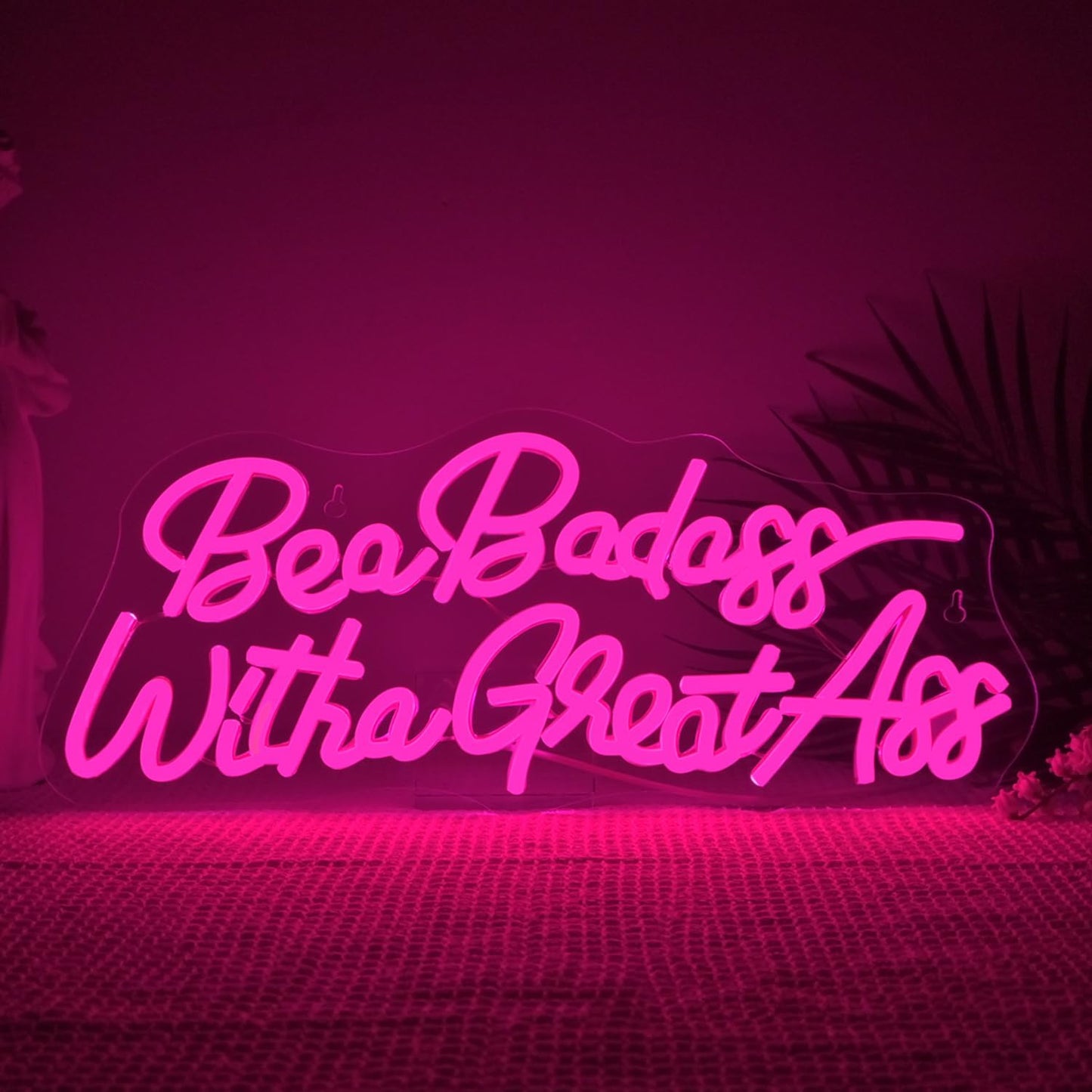 Be a Badass with a Goodass Neon Sign for Bold Wall Decor