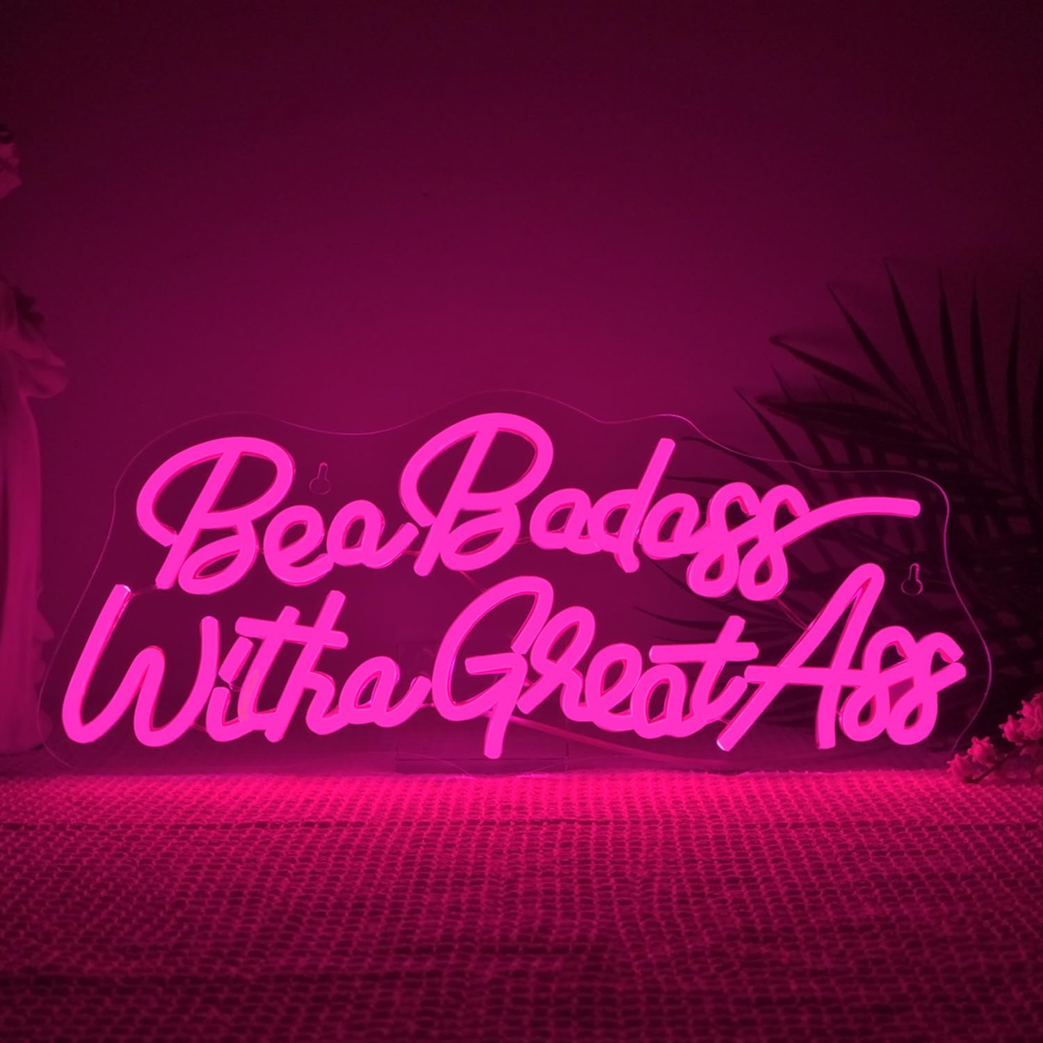 Be a Badass with a Goodass Neon Sign for Bold Wall Decor