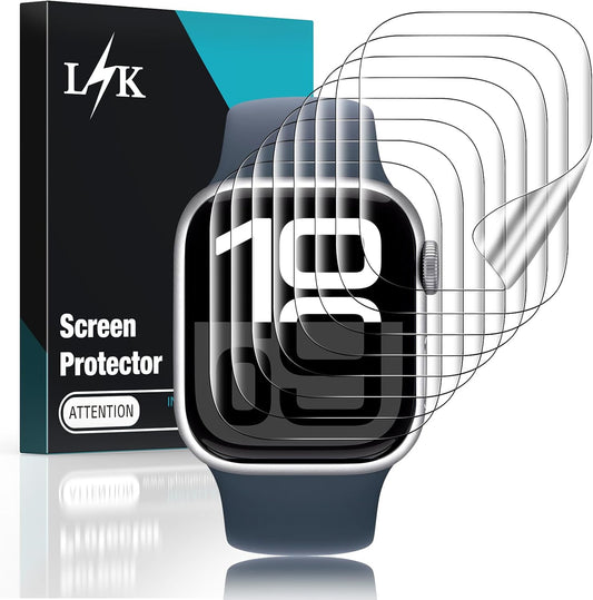 Self-Healing TPU Apple Watch Screen Protectors x8