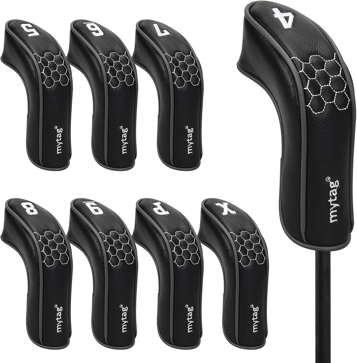 8PCS Golf Hybrid Iron Covers Set for Cobra and Cleveland Irons