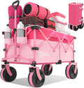 Sekey 220L Collapsible Foldable Wagon with 330lbs Capacity - Large