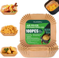 Air Fryer Disposable Paper Liners Square 6.3in - Keep Fryer Clean