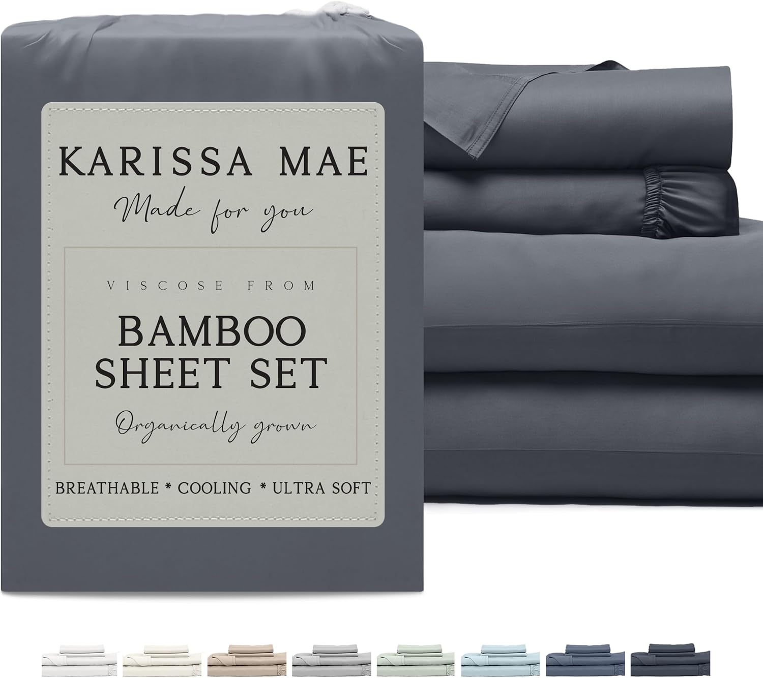 KARISSA MAE Cooling Bamboo Viscose Split King Sheet Set Review