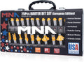 MNA Router Bit Set 25 Pieces 1/2 in - Professional Carbide Kit