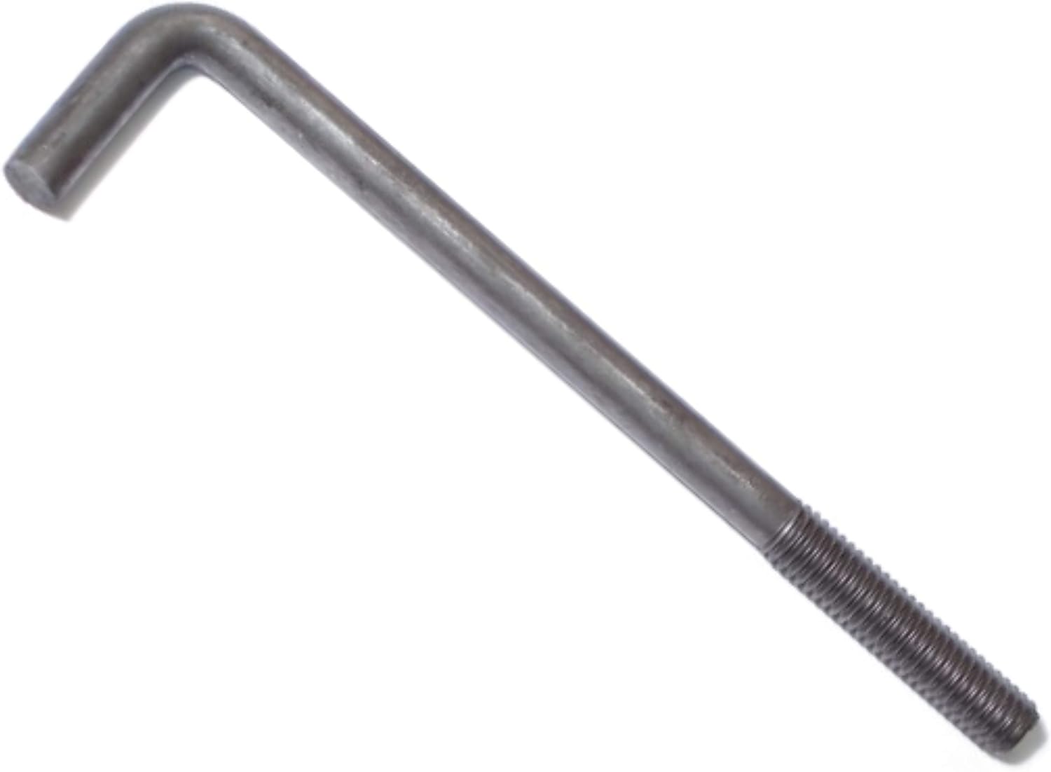 Galvanized Anchor Bolts 1/2-13 x 14 in Steel for Heavy Duty Use