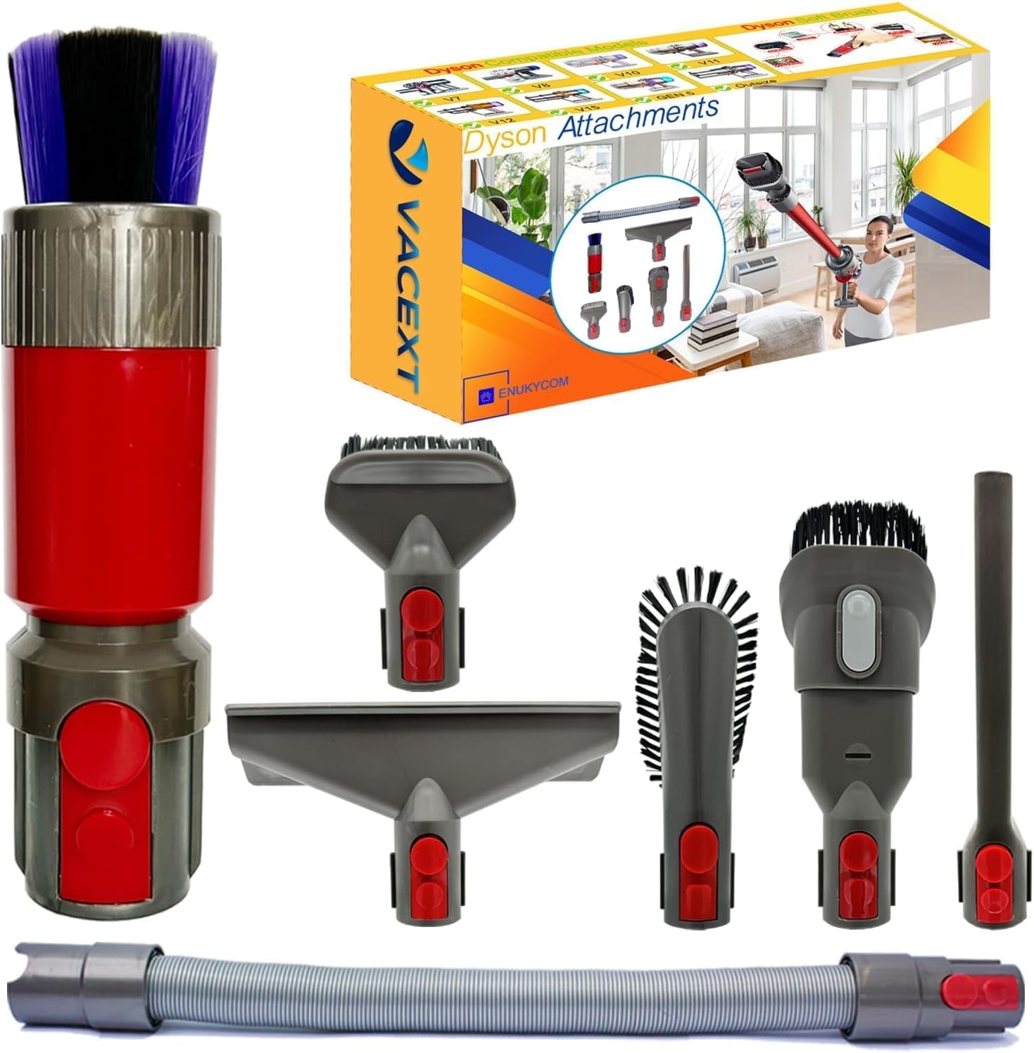 Dyson Vacuum Attachments - Ultimate Home & Car Cleaning Kit