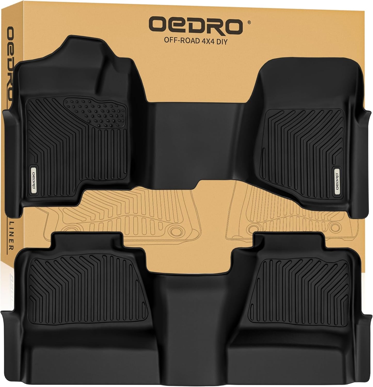 OEDRO Floor Mats for 2007-2013 Silverado/Sierra 1500 & More
