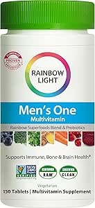 High Potency Men's Multivitamin with Probiotics and Zinc