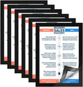 Document Sign Holder Pockets with Magnetic Back - 6 Pack