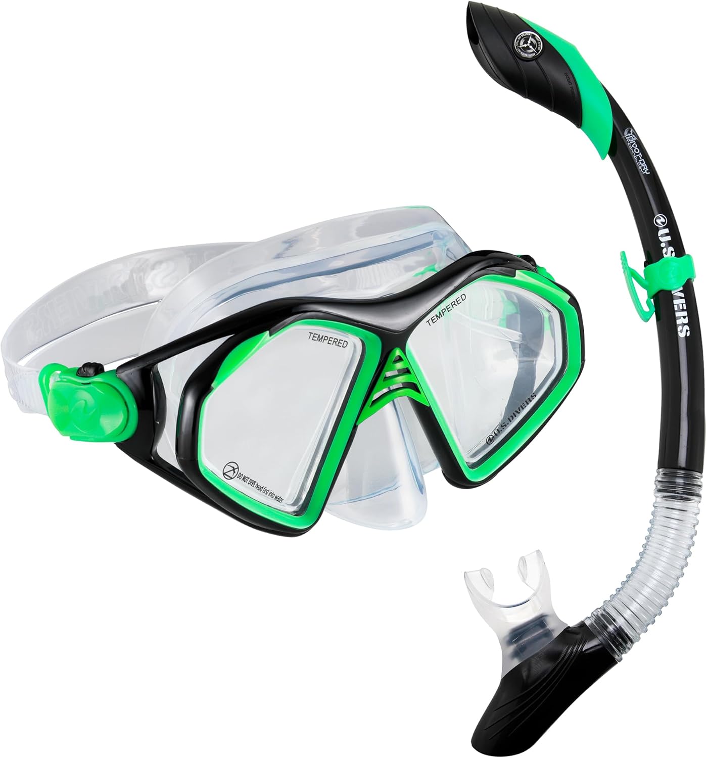 Admiral Snorkel Set: Anti-Fog Goggles for Adults