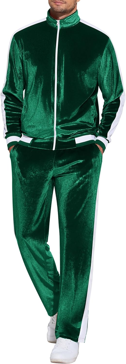 COOFANDY Mens Tracksuit 2 Piece Set for Casual and Sport Use