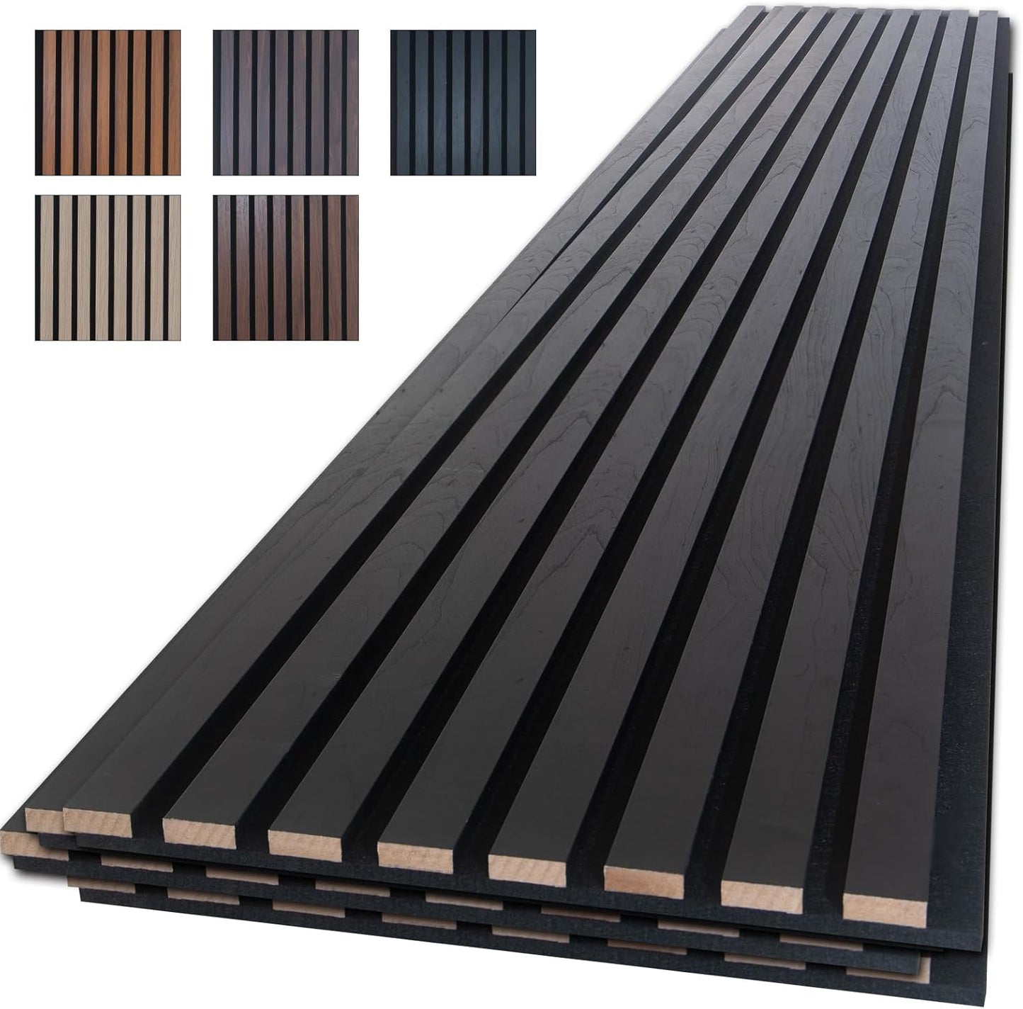 NeatiEase Wood Slat Wall Panels for Soundproofing and Style