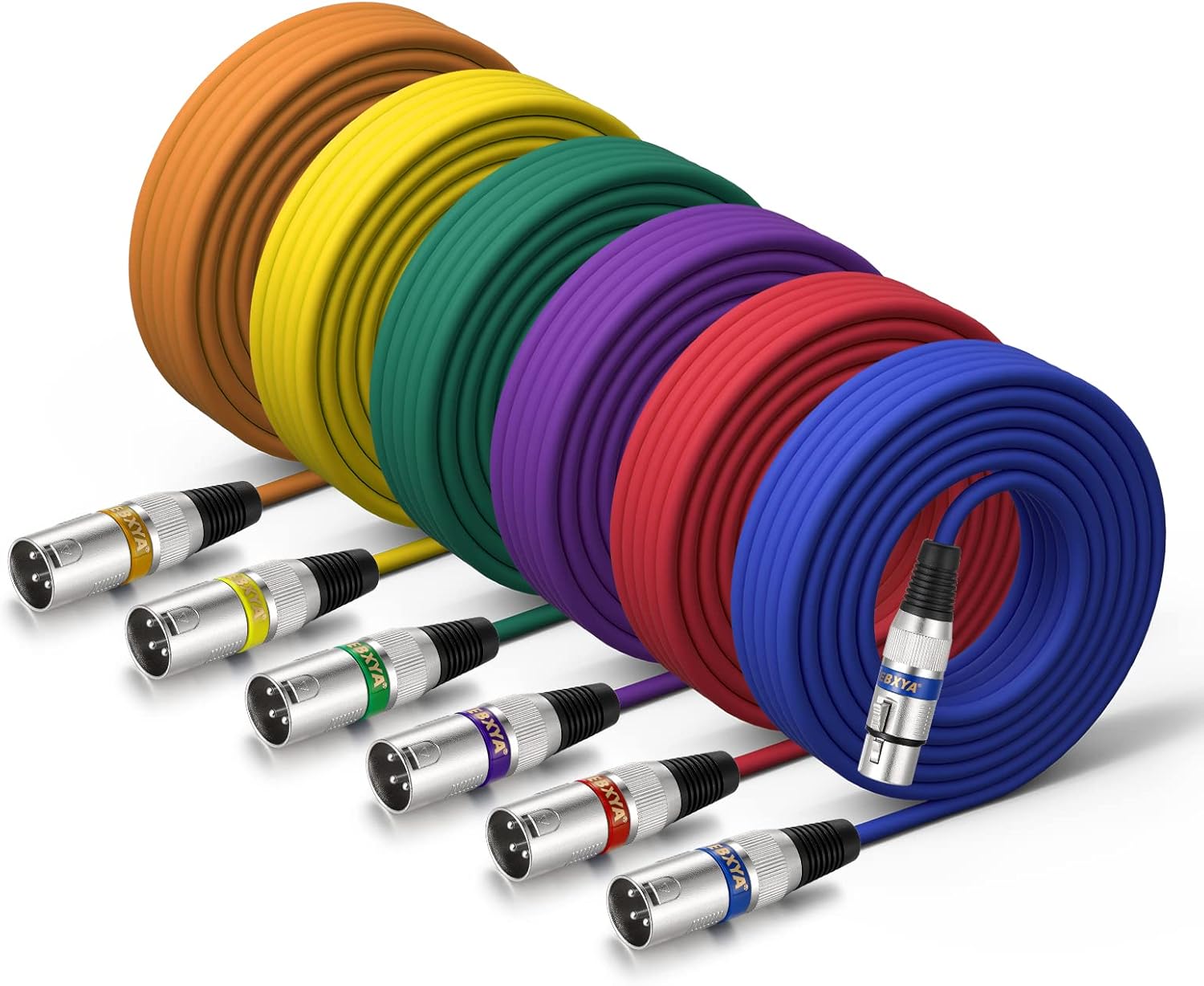EBXYA XLR Cable 20ft - Balanced DMX Cable for Microphones