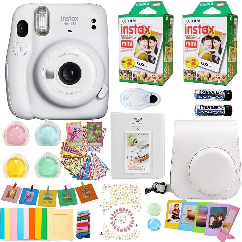 Capture Memories Bundle: Fujifilm Instax Mini 11 Camera + 40 Film Sheets