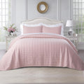 KASENTEX King XL Quilt Set 108x98 in - Soft Washed All-Season Quilt