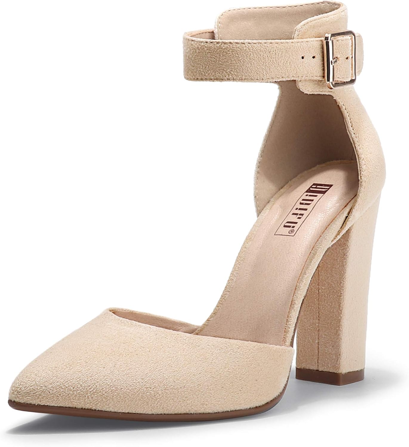 IDIFU Women's High Block Heels Pumps for Elegant Occasions