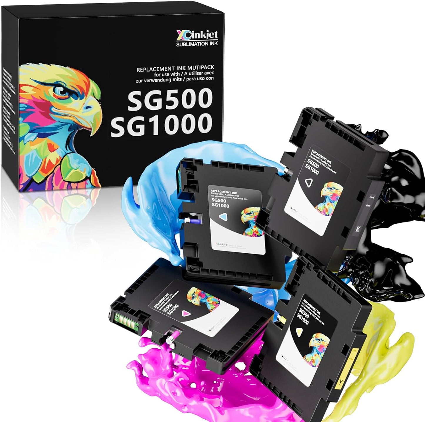 SG500 SG1000 Sublimation Ink Cartridges for Sawgrass Printers