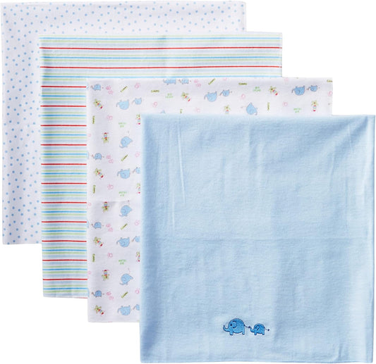 Cozy 100% Cotton Baby Receiving Blanket Set