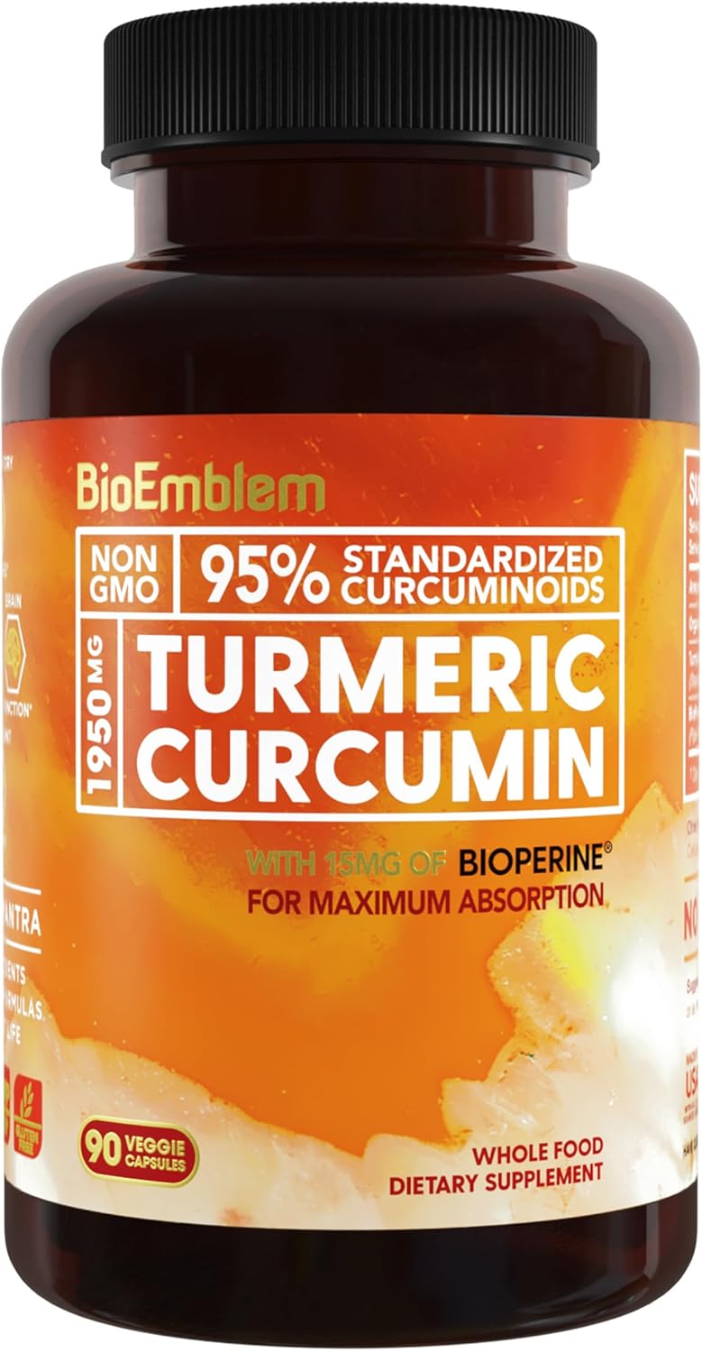 BioEmblem Turmeric Curcumin | Joint & Heart Support