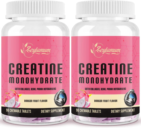 Creatine for Women with Hydrolyzed Collagen for Energy Boost