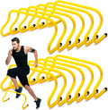 Speed Training Agility Hurdles 12 Pcs 9ft - Durable PVC Set