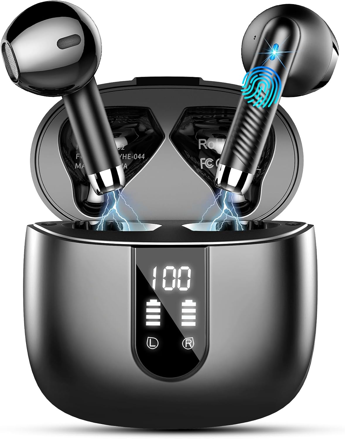 2024 Bluetooth Earbuds: Enhanced Bass, Noise Cancelling Mics