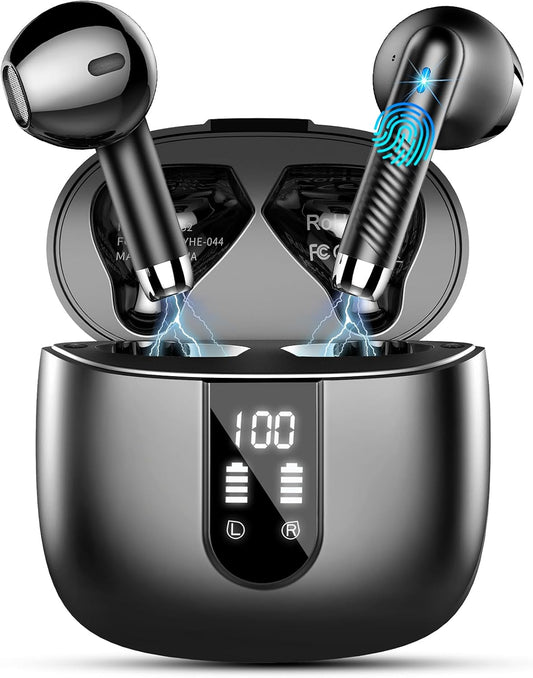 2024 Bluetooth Earbuds: Enhanced Bass, Noise Cancelling Mics