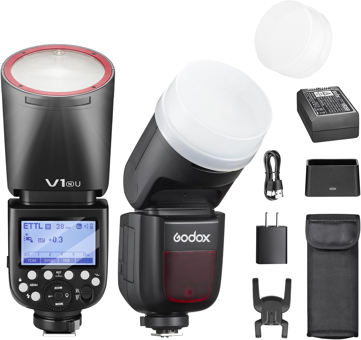 Godox V1 N U Flash for Nikon: Perfect for Portraits and Events