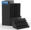 GUERRI 12 Pack Bass Traps for Sound Proofing Rooms