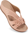 Ecetana Sandals for Women Wedge Slides Platform Shoes (Style JRRQ)