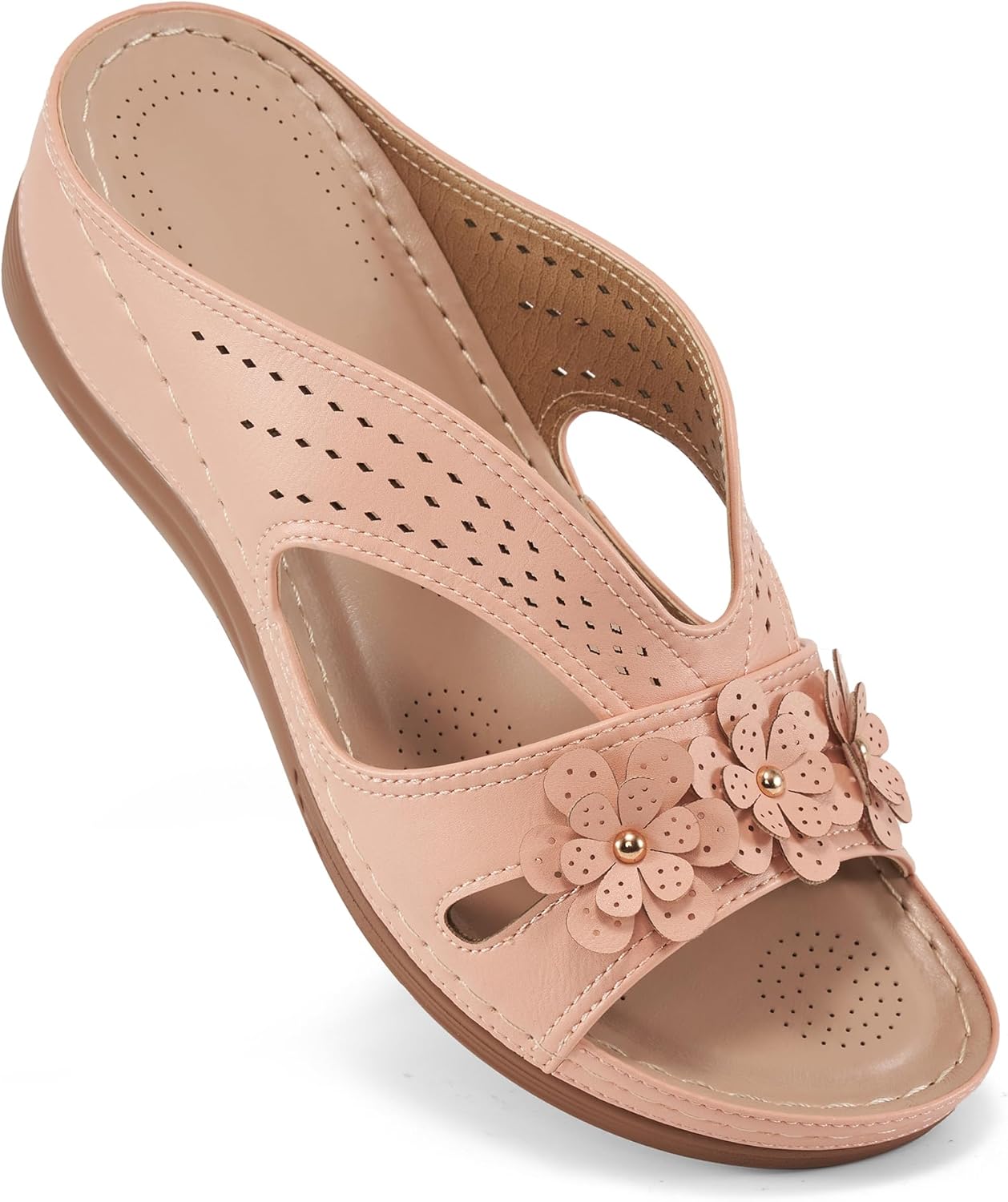 Ecetana Sandals for Women - Stylish Wedge Platform Shoes