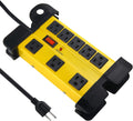 CCCEI Heavy Duty Surge Protector: 8 Outlets, 1200 Joules, 6FT Cord