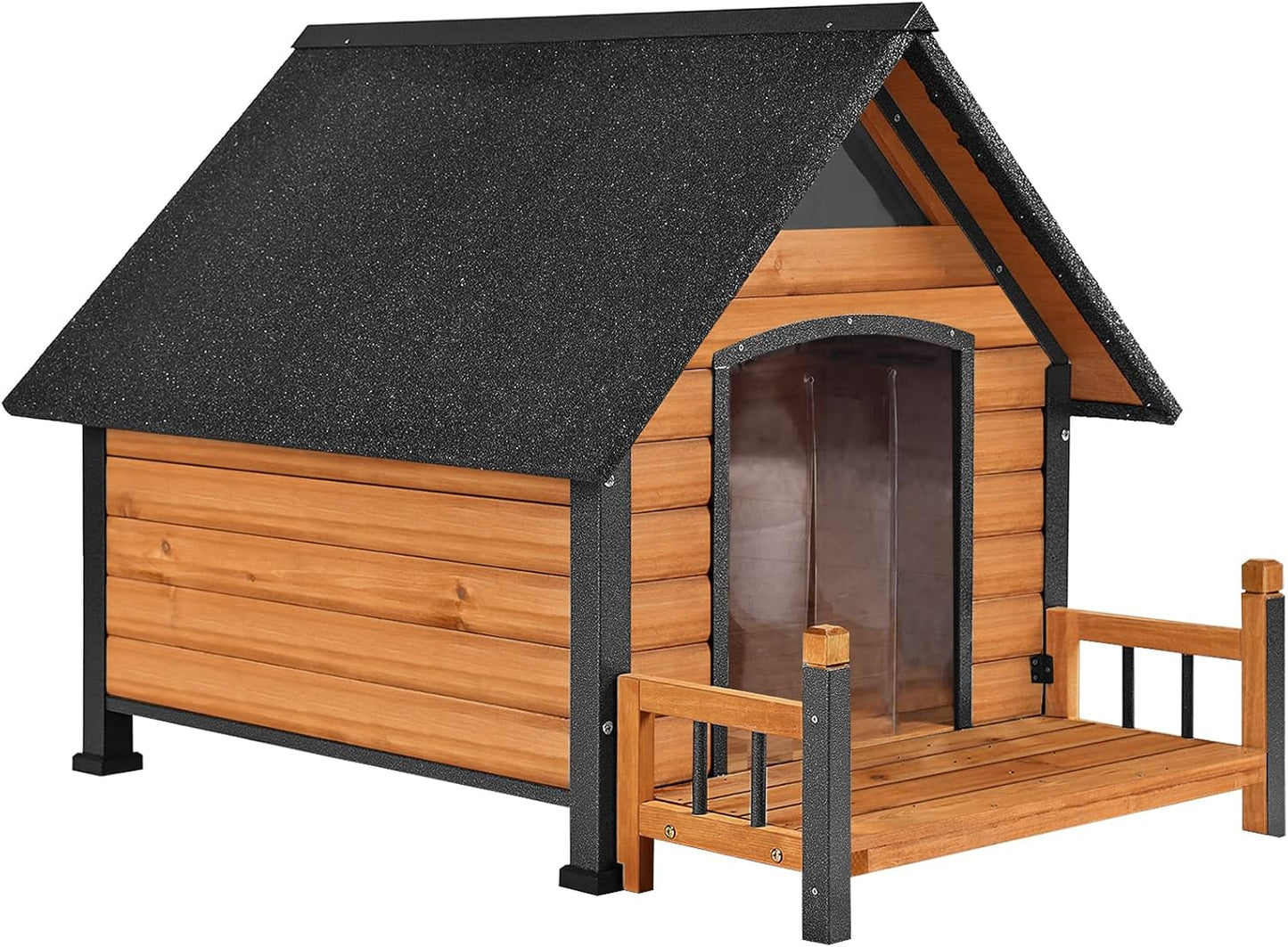Dog House with Anti-Bite Metal Frame for All Dog Sizes