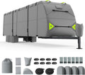 RV Cover 18-20ft Travel Trailer Cover - 7 Layer Waterproof Protection