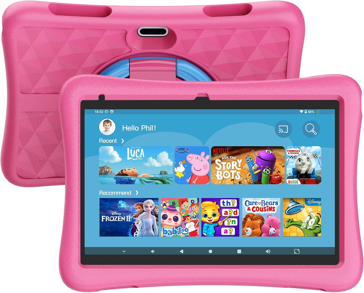 Kids Tablet with 10 inch HD Screen and Parental Controls