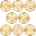 2014 Presidential Dollar 8 Coin Set BU Uncirculated - Collector