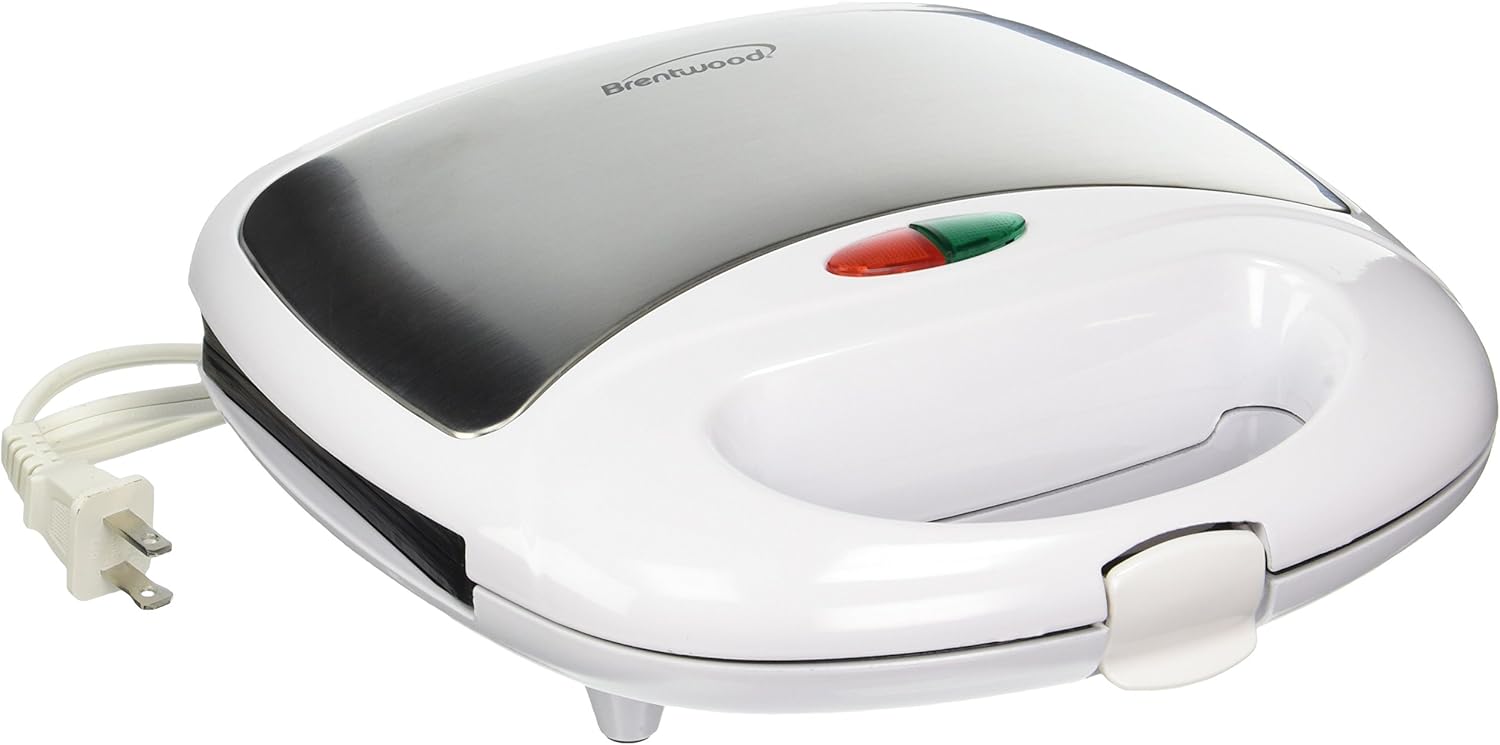Brentwood White Sandwich Maker - Delicious Toasted Sandwiches!