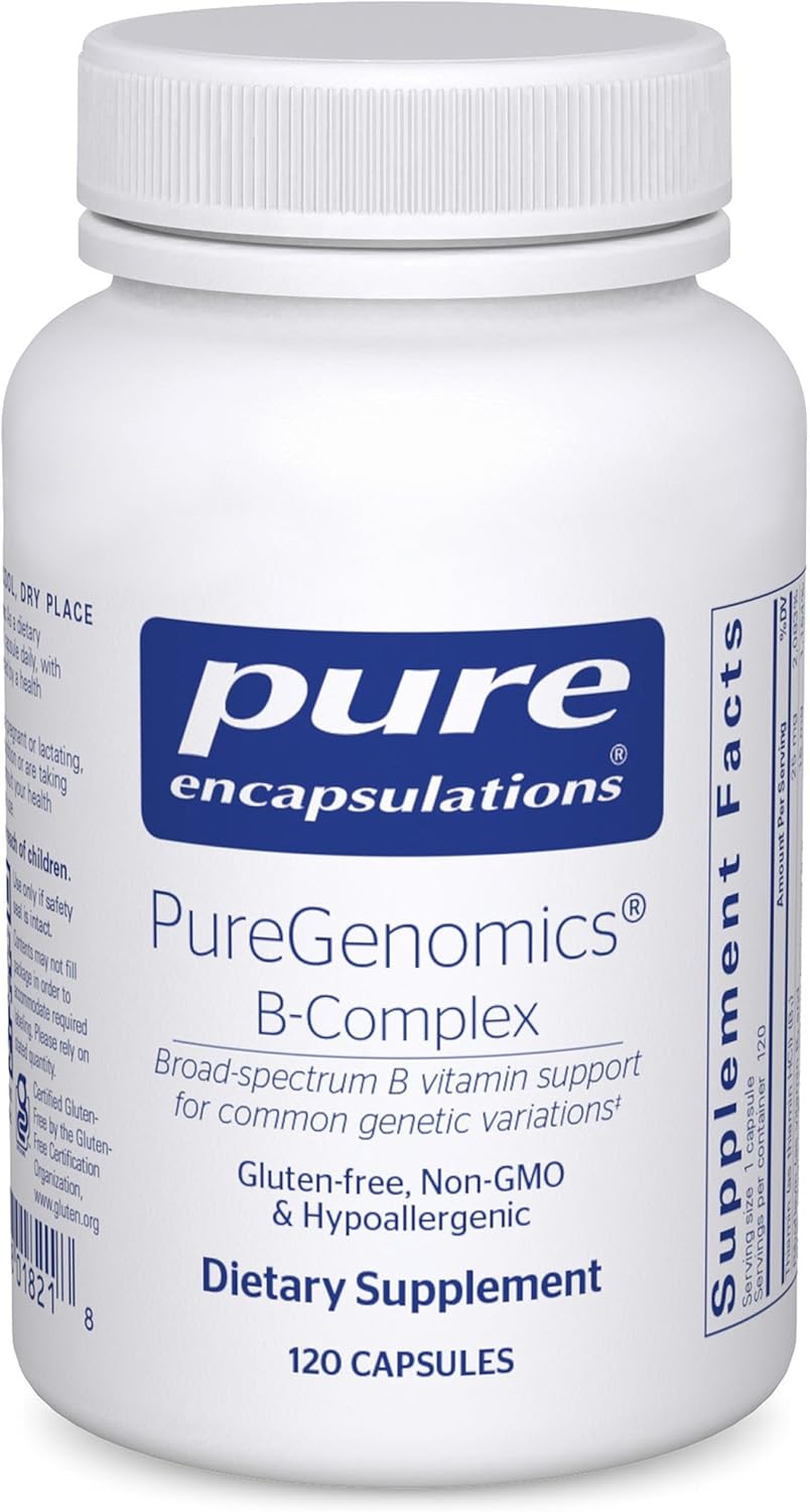 PureGenomics B-Complex for Energy Metabolism and Brain Health