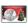 USA 2023 $1 American Silver Eagle Coin with Holiday Holder