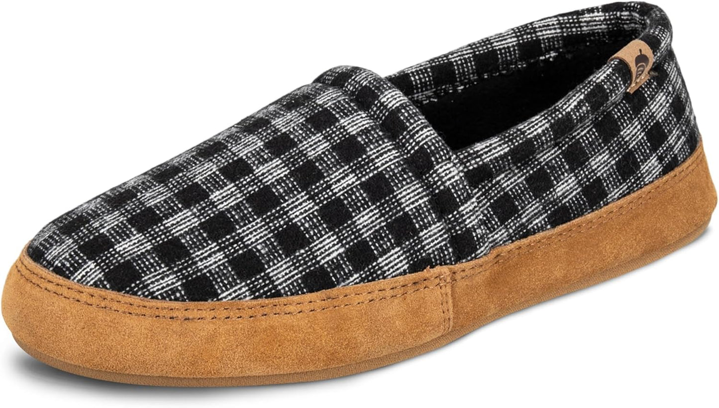 Acorn Men's Slippers with Memory Foam for Ultimate Comfort