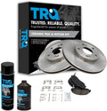 TRQ Front Brake Pad & Rotor Kit Ceramic Compatible with 1998-2002