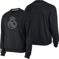 Real Madrid Cotton Terry Crewneck Pullover for Men - Monochrome