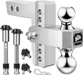 METOWARE Adjustable Trailer Hitch 2-In Receiver - 6in Drop/Rise
