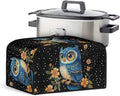 Floral Owl 8 Quart Appliance Cover: Dust Protection & Style!